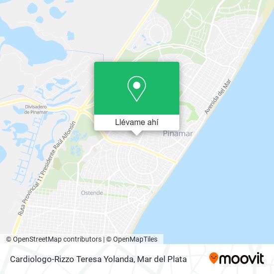 Mapa de Cardiologo-Rizzo Teresa Yolanda