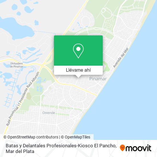 Mapa de Batas y Delantales Profesionales-Kiosco El Pancho