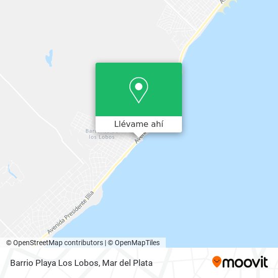 Mapa de Barrio Playa Los Lobos