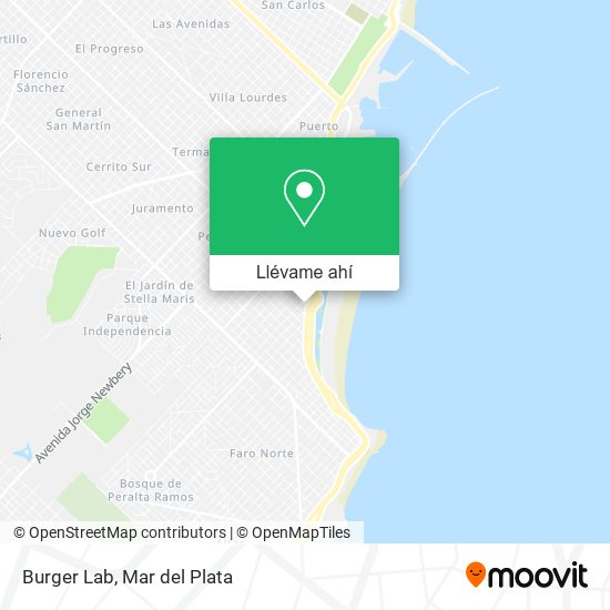 Mapa de Burger Lab