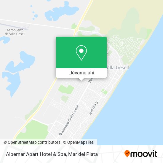 Mapa de Alpemar Apart Hotel & Spa