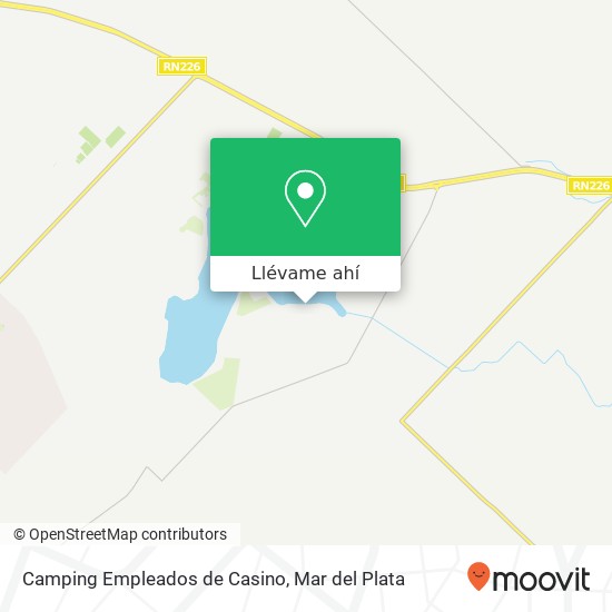 Mapa de Camping Empleados de Casino