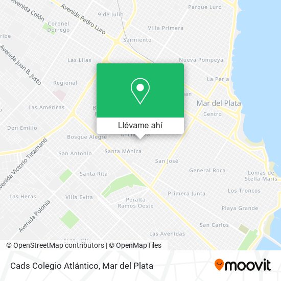 Mapa de Cads Colegio Atlántico