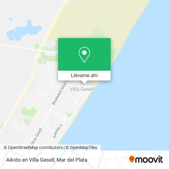 Mapa de Aikido en Villa Gesell