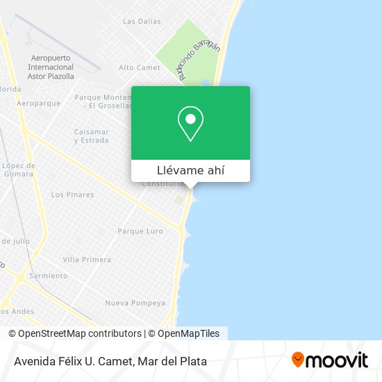 Mapa de Avenida Félix U. Camet