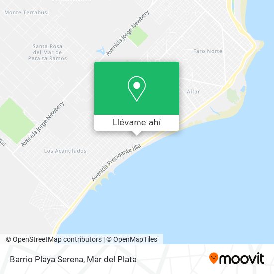 Mapa de Barrio Playa Serena