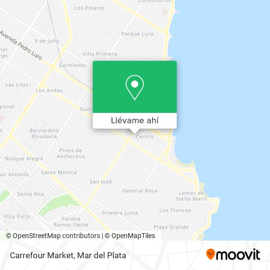 Mapa de Carrefour Market