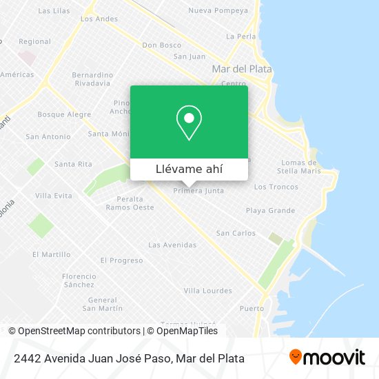 Mapa de 2442 Avenida Juan José Paso