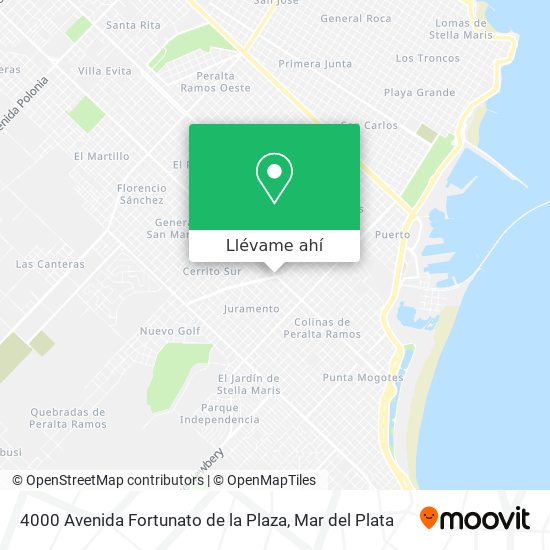 Mapa de 4000 Avenida Fortunato de la Plaza