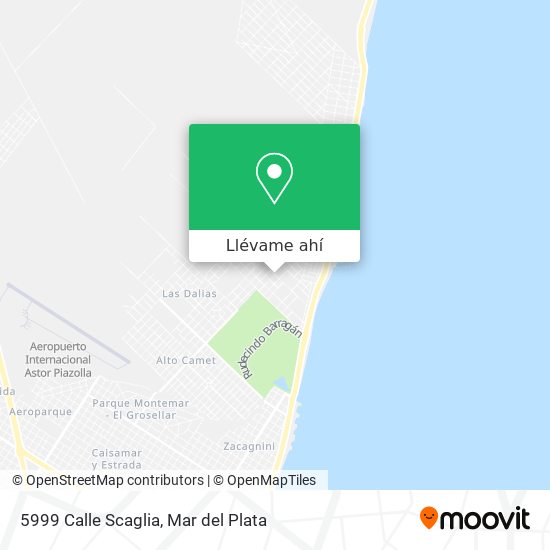 Mapa de 5999 Calle Scaglia