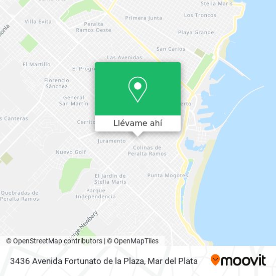 Mapa de 3436 Avenida Fortunato de la Plaza