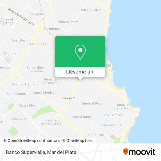 Mapa de Banco Supervielle