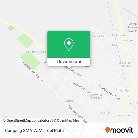 Mapa de Camping SMATA