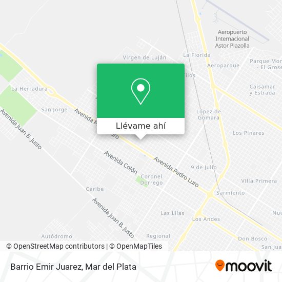 Mapa de Barrio Emir Juarez