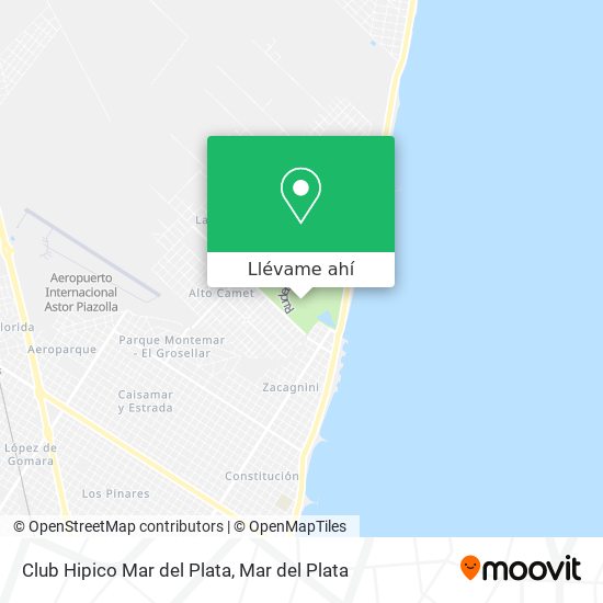 Mapa de Club Hipico Mar del Plata