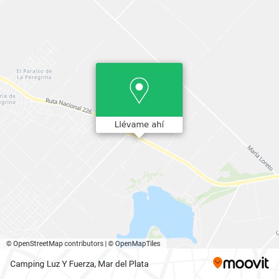 Mapa de Camping Luz Y Fuerza