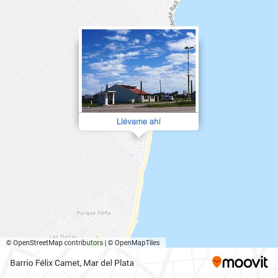 Mapa de Barrio Félix Camet