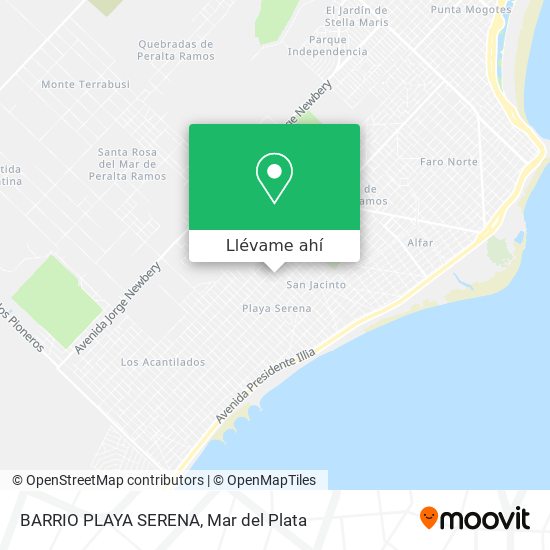 Mapa de BARRIO PLAYA SERENA