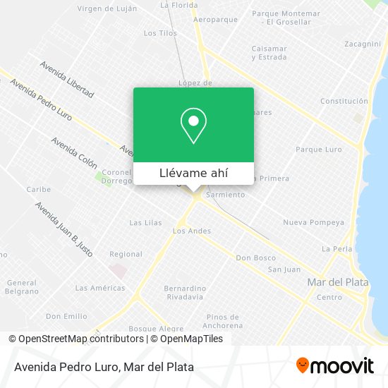 Mapa de Avenida Pedro Luro