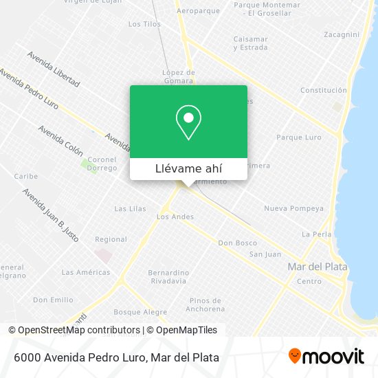 Mapa de 6000 Avenida Pedro Luro