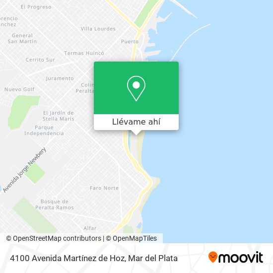 Mapa de 4100 Avenida Martínez de Hoz