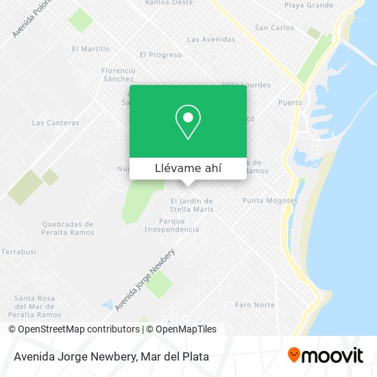 Mapa de Avenida Jorge Newbery