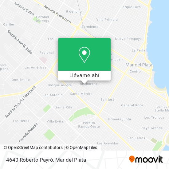 Mapa de 4640 Roberto Payró