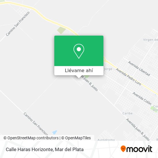 Mapa de Calle Haras Horizonte