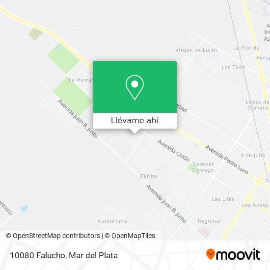 Mapa de 10080 Falucho