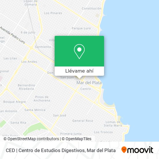 Mapa de CED | Centro de Estudios Digestivos