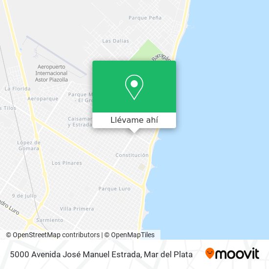 Mapa de 5000 Avenida José Manuel Estrada