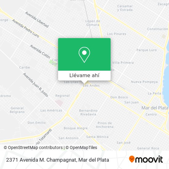 Mapa de 2371 Avenida M. Champagnat