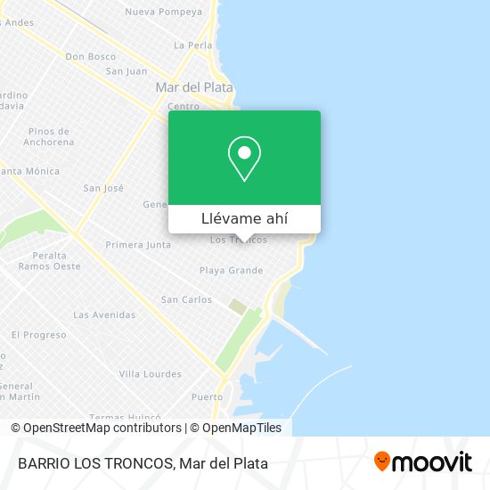 Mapa de BARRIO LOS TRONCOS