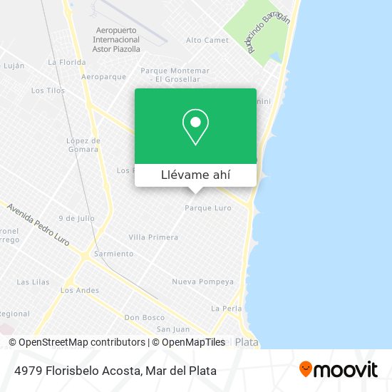 Mapa de 4979 Florisbelo Acosta