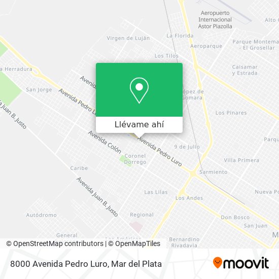 Mapa de 8000 Avenida Pedro Luro