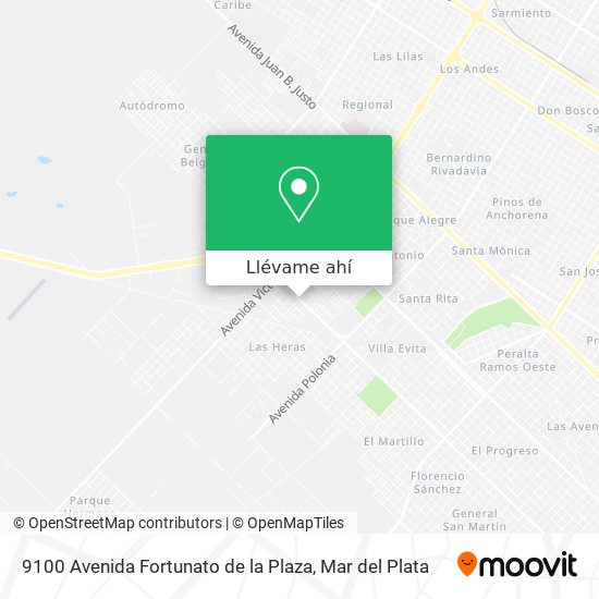 Mapa de 9100 Avenida Fortunato de la Plaza