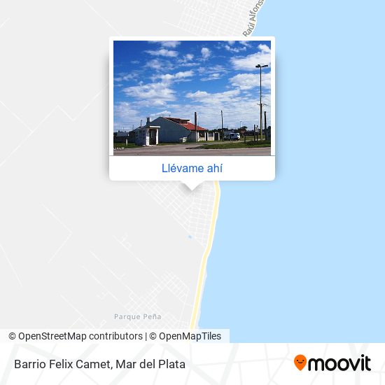 Mapa de Barrio Felix Camet