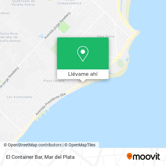 Mapa de El Container Bar