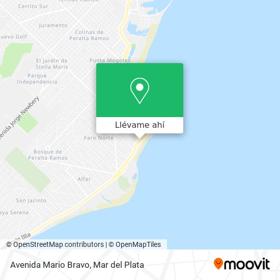Mapa de Avenida Mario Bravo