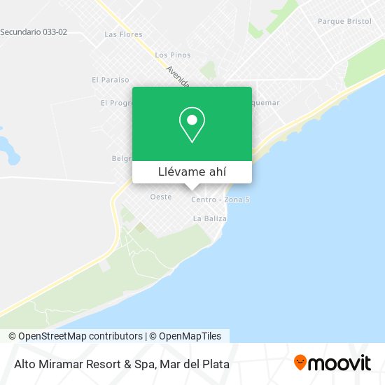 Mapa de Alto Miramar Resort & Spa