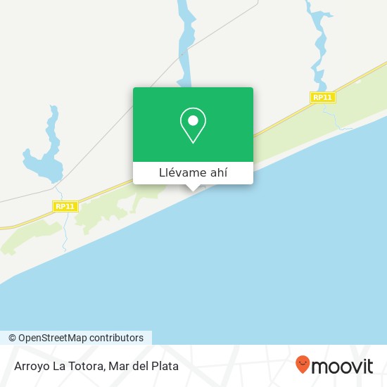 Mapa de Arroyo La Totora