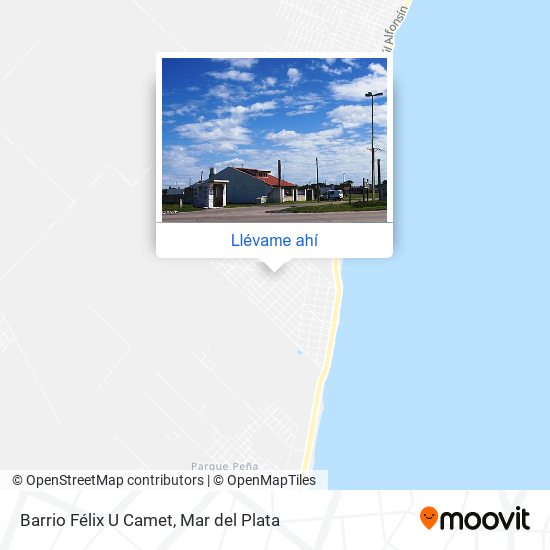 Mapa de Barrio Félix U Camet