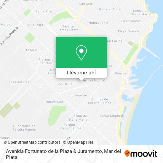 Mapa de Avenida Fortunato de la Plaza & Juramento