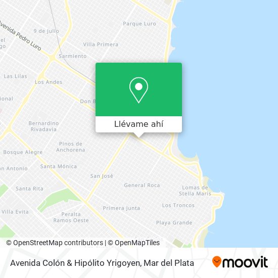 Mapa de Avenida Colón & Hipólito Yrigoyen