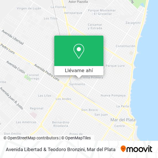 Mapa de Avenida Libertad & Teodoro Bronzini