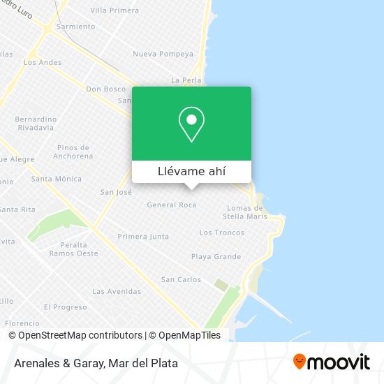 Mapa de Arenales & Garay