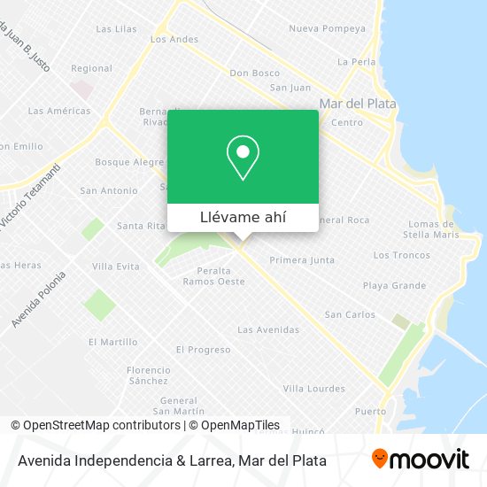 Mapa de Avenida Independencia & Larrea