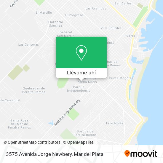 Mapa de 3575 Avenida Jorge Newbery