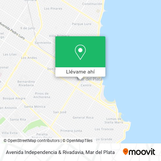 Mapa de Avenida Independencia & Rivadavia
