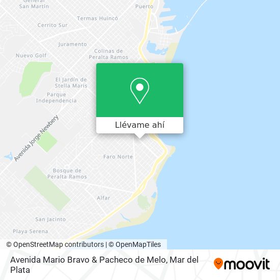 Mapa de Avenida Mario Bravo & Pacheco de Melo